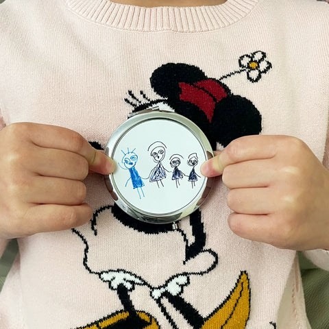 Foldable Double-Sided Hand Mirror