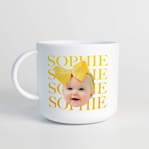 Unbreakable Polymer Mug With Name And Photo