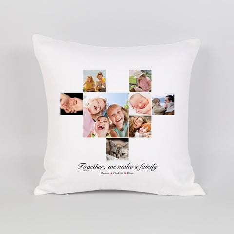 8 Photo Collage Cushion