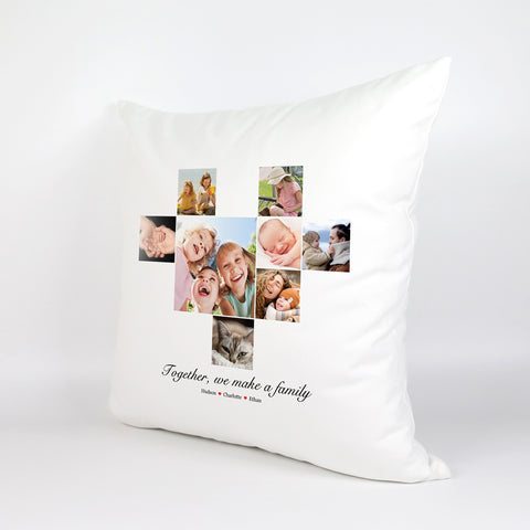 8 Photo Collage Cushion