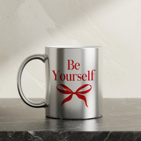 Personalised Cups with Ribbon Design