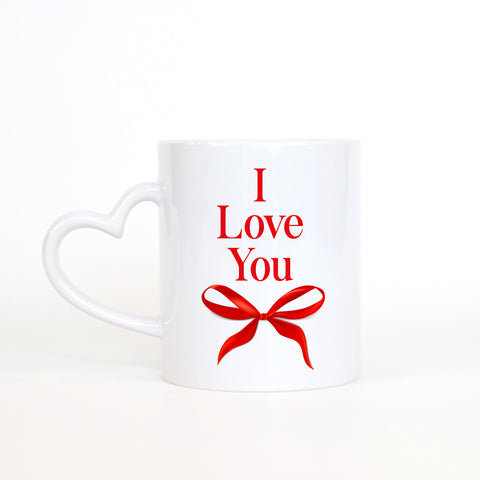 Personalised Cups with Ribbon Design