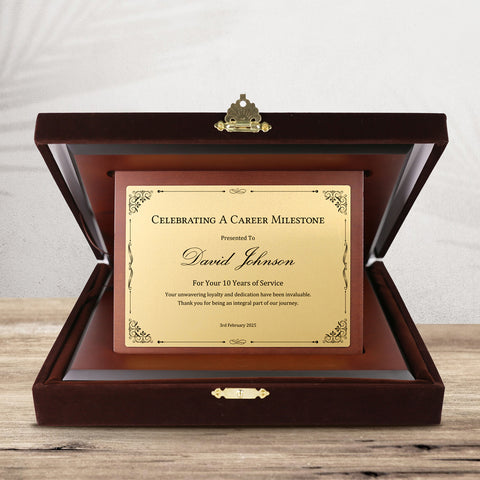 Plaque of Appreciation