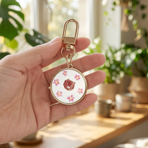Double-Sided Artwork Keyring