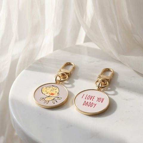 Double-Sided Artwork Keyring