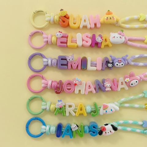 Happy Name Keyring