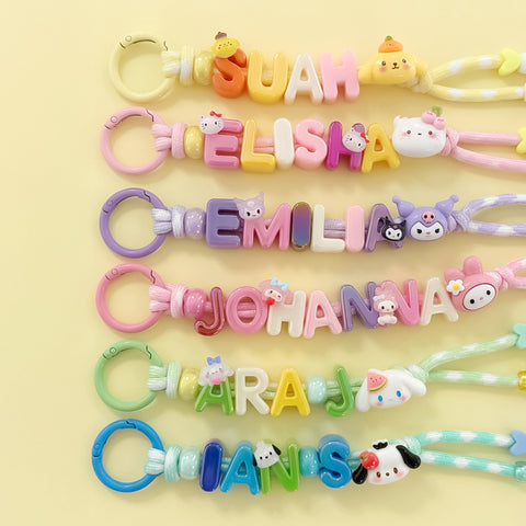 Kawaii Name Keyring