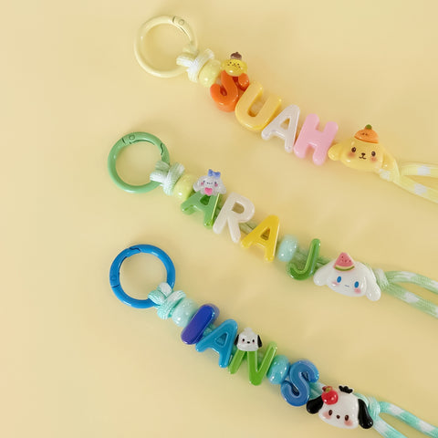 Kawaii Name Keyring