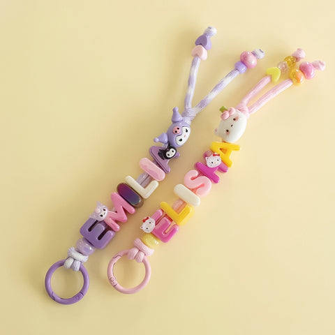 Kawaii Name Keyring
