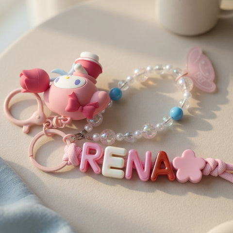 Pastel Custom Keyring