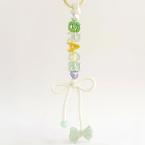 Pastel Name Keyring