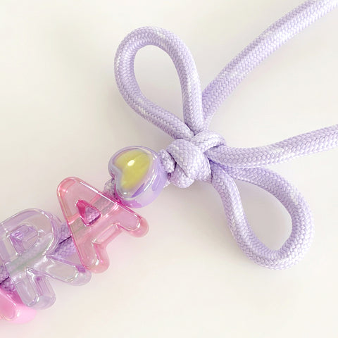 Pastel Name Keyring