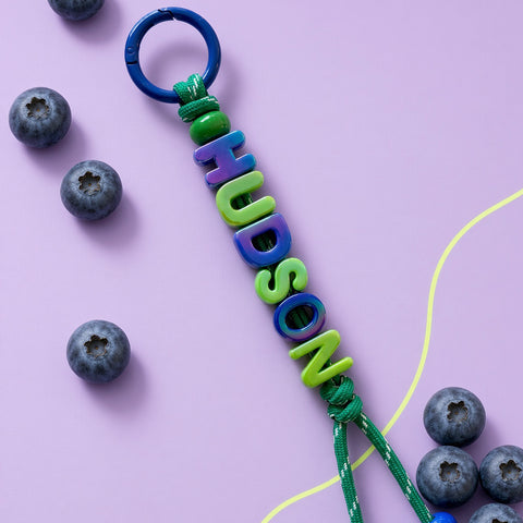 Personalised Fruit Pop Name Keyring