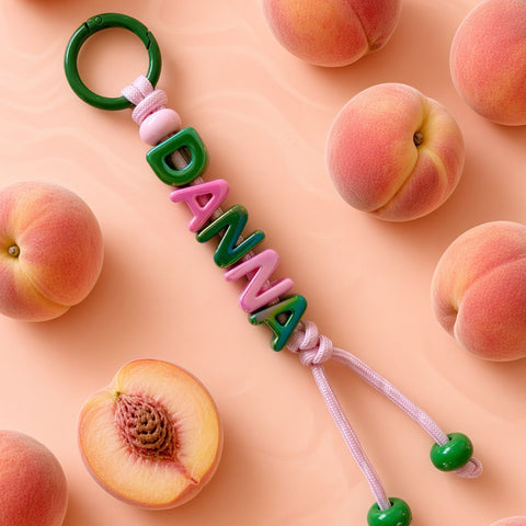 Personalised Fruit Pop Name Keyring