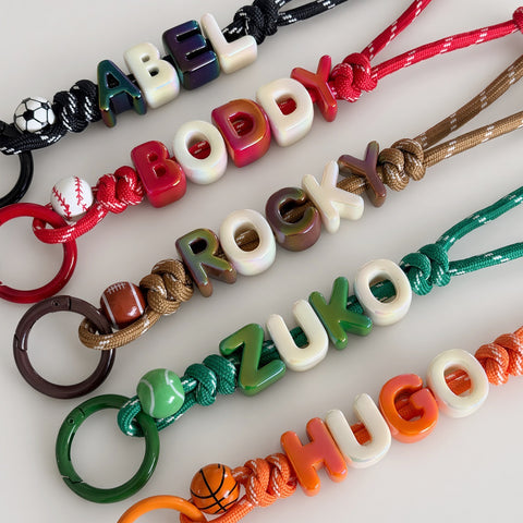 Personalised Sport Name Keyring