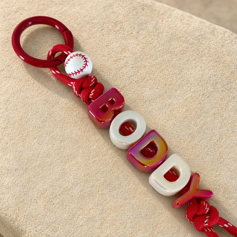 Personalised Sport Name Keyring
