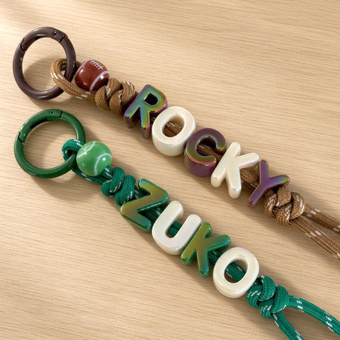 Personalised Sport Name Keyring