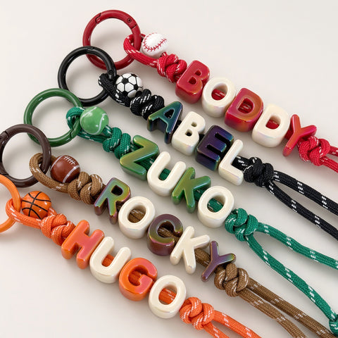 Personalised Sport Name Keyring