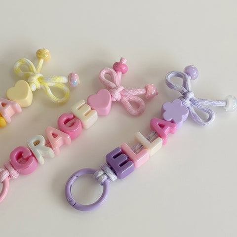 Ribbon Name Keyring