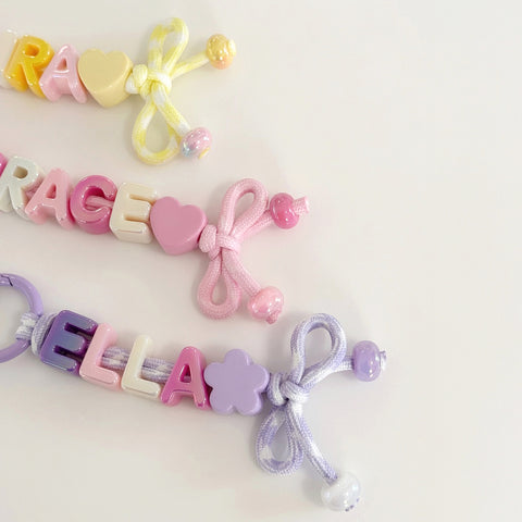 Ribbon Name Keyring