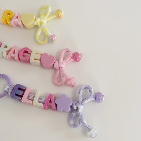 Ribbon Name Keyring