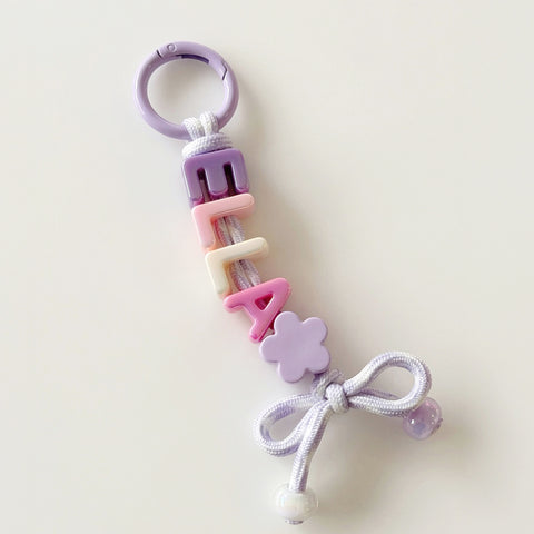 Ribbon Name Keyring