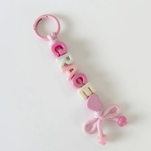 Ribbon Name Keyring