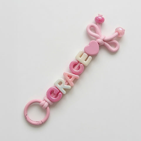 Ribbon Name Keyring