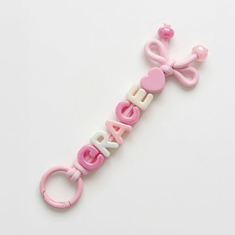 Ribbon Name Keyring