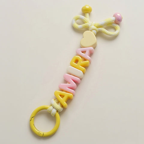 Ribbon Name Keyring
