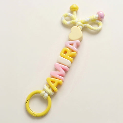 Ribbon Name Keyring