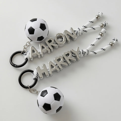 Silver Name Keyring