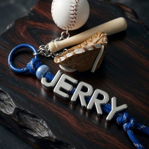 Silver Name Keyring