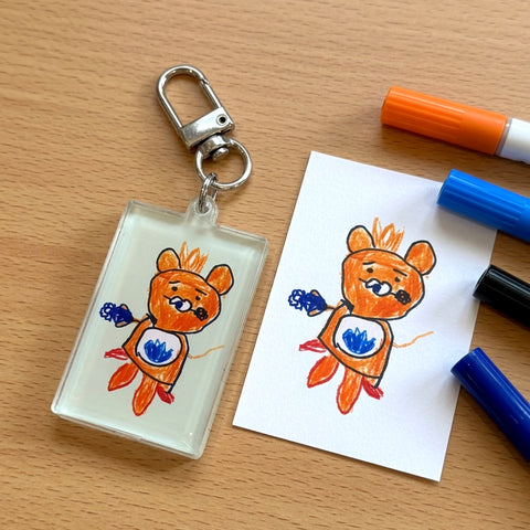 My Artwork Acrylic Keyring